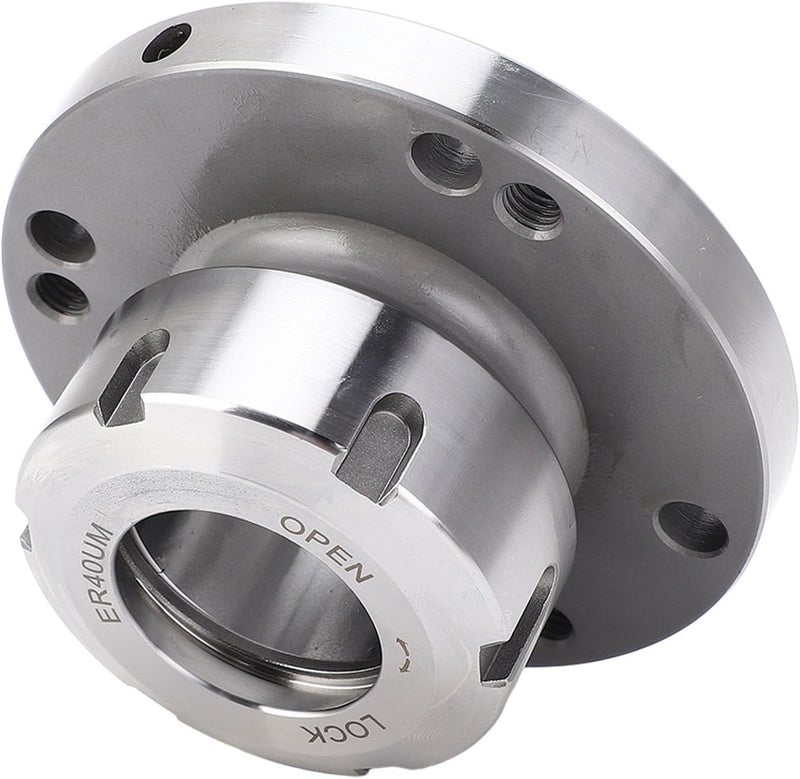 Miskall ER40 Collet Lathe Chuck Carbon Steel Compact Replacement 100mm Diameter Carbon Steel Clamping Collet Holder for Lathe CNC Milling Machine - Image 4